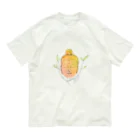 ドリゼラのおみやげ販売所のCompassion Buddha -オレンジ- オーガニックコットンTシャツ