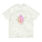 ドリゼラのおみやげ販売所のCompassion Buddha -ピンク- オーガニックコットンTシャツ