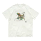 Macomako_sushiのLeaf. オーガニックコットンTシャツ