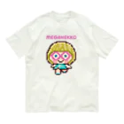TICTOCのどうぶつショップのめがねっ子（ロゴあり） Organic Cotton T-Shirt