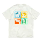 『NG （Niche・Gate）』ニッチゲート-- IN SUZURIのへのへのもへじh.t.その２ Organic Cotton T-Shirt