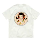 みみずのひまわりちゃん Organic Cotton T-Shirt