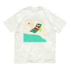 月見里 雀 -yamanashi suzume-のさまーばけーしょん中の雀 Organic Cotton T-Shirt