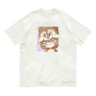 🍇ぱぁ〜ぷぅ〜凛🍇紫好き部🍇(碧紫あおし)のぱぁ~ぷぅ~凛と愉快な仲間たち Organic Cotton T-Shirt