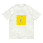 うさぎちゃんアイランドのストロー（緑） Organic Cotton T-Shirt