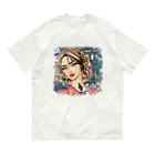 【ホラー専門店】ジルショップのアメリカン女性 Organic Cotton T-Shirt