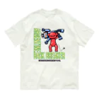 生物＝ケモノのヲ店のぽんこつ堂×生物=ケモノのヲ店 コラボ「アルゼンチン バック ブリーカー」 Organic Cotton T-Shirt