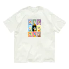 shix2のパール姉さん　勢揃いver.ﾌﾛﾝﾄﾌﾟﾘﾝﾄ Organic Cotton T-Shirt