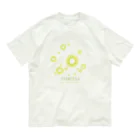 パティスリーハーモニカのハーモニカ花あわ オーガニックコットンTシャツ