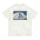 下田村の冠雪した富士山_003 Organic Cotton T-Shirt