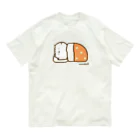 まめこ'ずショップの寝るねこ オーガニックコットンTシャツ