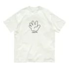 イラスト MONYAAT のジャンケン　パー Organic Cotton T-Shirt