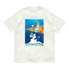 さくらんぼ堂のラムネ色の花弁 Organic Cotton T-Shirt