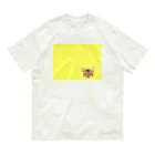 utouch_のネコ【顔】 オーガニックコットンTシャツ