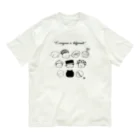 egu shopのkaotakusan 白黒 Organic Cotton T-Shirt