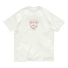 薈.collectionのLove＆peaceシリーズRainbowcolorバージョン Organic Cotton T-Shirt