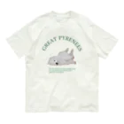 いぬまるわわこの【チャリティ】GREAT!pyrenees オーガニックコットンTシャツ