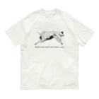 roly_poly_illustrationの【地域猫うし子】果報は寝て待て！ Organic Cotton T-Shirt