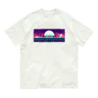 いちぼ君のお店のICHIBO-SynthWave オーガニックコットンTシャツ