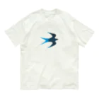 ツバメ堂の青い鳥 Organic Cotton T-Shirt