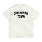 JIMOTOE Wear Local Japanの白浜町 SHIRAHAMA TOWN オーガニックコットンTシャツ