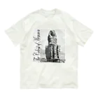 PALA's SHOP　cool、シュール、古風、和風、のThe Colossi of Memnon オーガニックコットンTシャツ