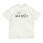 デザートラボのDessert lab （デザートラボ）のなかよしたち オーガニックコットンTシャツ