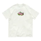 Shingo Kazuko's SHOPのPink Roses オーガニックコットンTシャツ