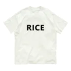 ごはん同盟のライス Organic Cotton T-Shirt