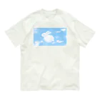 USAGI DESIGN -emi-のうさぎ雲 オーガニックコットンTシャツ