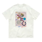 yamanesunのオーロラ龍～peaceful days～ オーガニックコットンTシャツ