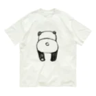 mocoのパンダのしっぽは白ですよ Organic Cotton T-Shirt