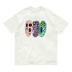 ふみきりグッズSHOPの踏切と標識と信号 Organic Cotton T-Shirt