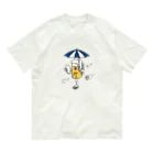 リュウラクドウの唐傘ビールお化け Organic Cotton T-Shirt