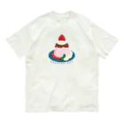 イラスト MONYAAT の毎月25日はプリンの日のプリン　イチゴプリン Organic Cotton T-Shirt