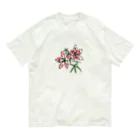 フルツの10/1 誕生花 「モミジアオイ」 Organic Cotton T-Shirt