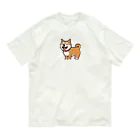 Shibainuteikokuのコミック柴犬 オーガニックコットンTシャツ