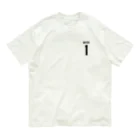 ぶたの背番号｢バツイチ｣ Organic Cotton T-Shirt