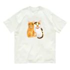 gogocats-shopの仲良し猫ちゃん2 オーガニックコットンTシャツ