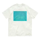 ガジュマルの箱のニシ浜ブルー Organic Cotton T-Shirt