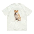 azu azureの柴犬チビちゃん Organic Cotton T-Shirt