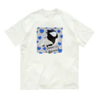 little bird..☆のシジュウカラのつっぴぃ☆ オーガニックコットンTシャツ