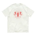 中華呪術堂（チャイナマジックホール）の【赤】泥酔拳 Organic Cotton T-Shirt