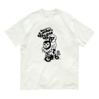 LUCHAのLet's Roll#4mono オーガニックコットンTシャツ