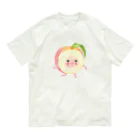 さとうめぐみ絵本グッズのももちゃん＠おいしいもり オーガニックコットンTシャツ