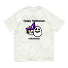 ミケタマのミケタマ Happy Halloween オーガニックコットンTシャツ