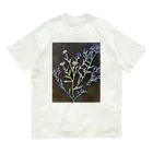 あおニャーマンの野菊 オーガニックコットンTシャツ