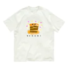 ヨコタンヌ堂の角煮ちゃん　キラキラ オーガニックコットンTシャツ