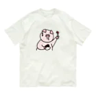 ＋Whimsyの豚キムチ Organic Cotton T-Shirt