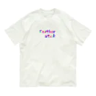 Feather stick-フェザースティック-のフェザースティック　文字ロゴ　 オーガニックコットンTシャツ